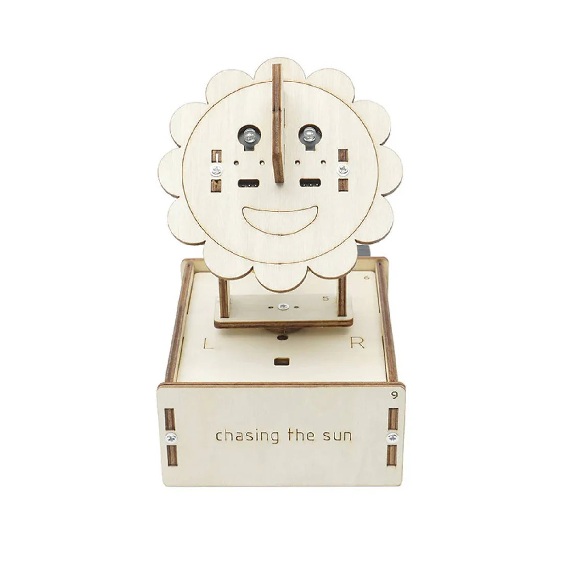 Wooden Chasing Light STEM Kit DIY Chasing Light STEM Toy Educational Wooden STEM Kit with Chasing Lights For Spark Creativity