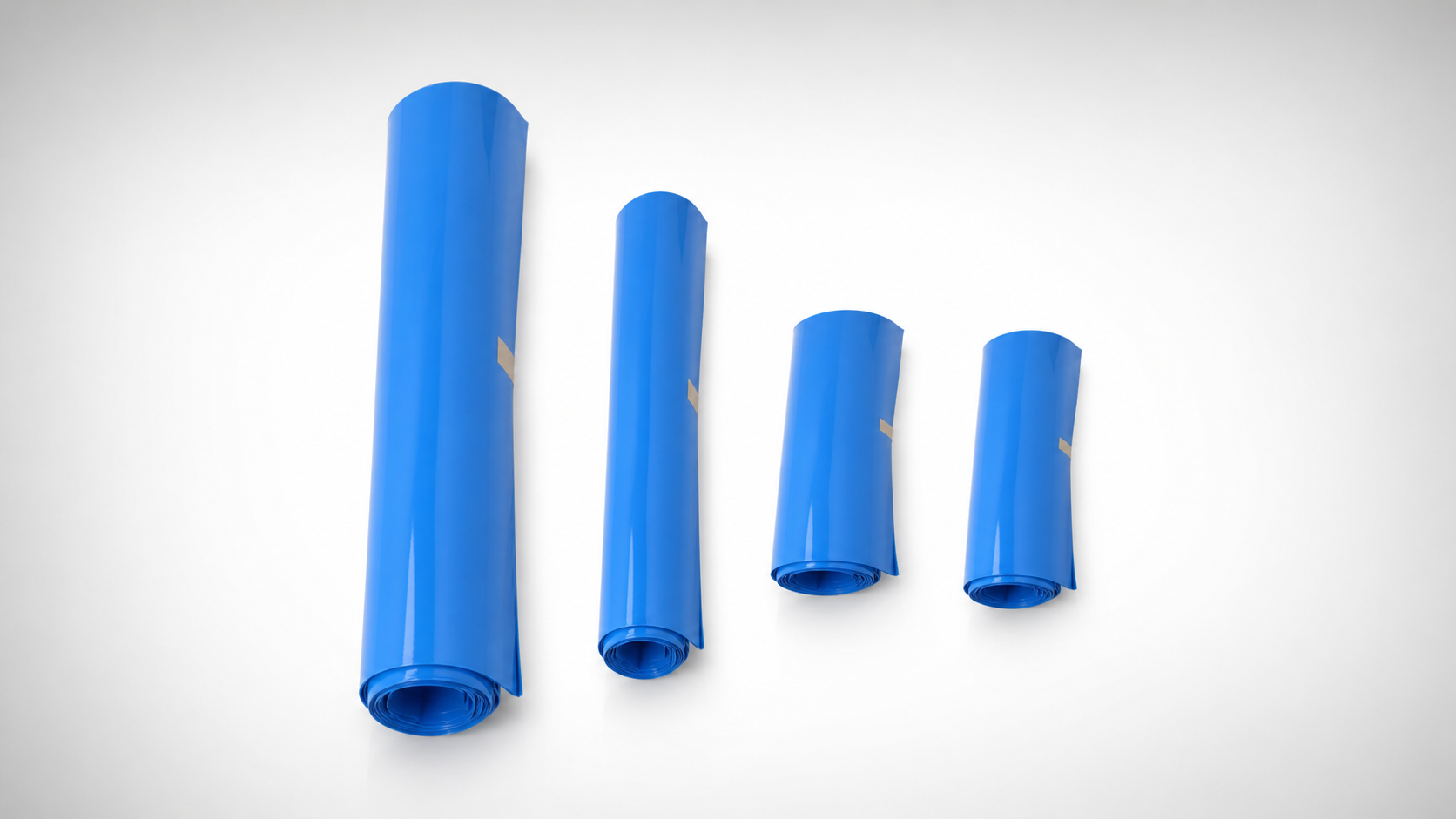 1 Meter PVC Heat Shrink Sleeve 110mm Sky red